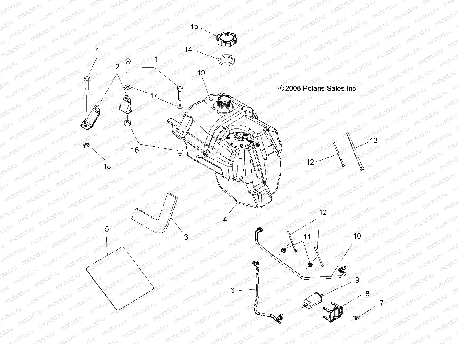 FUEL TANK - A07TH50EA (49ATVFUELX2QUAD) | FUEL TANK - A07TH50EA (49ATVFUELX2QUAD)