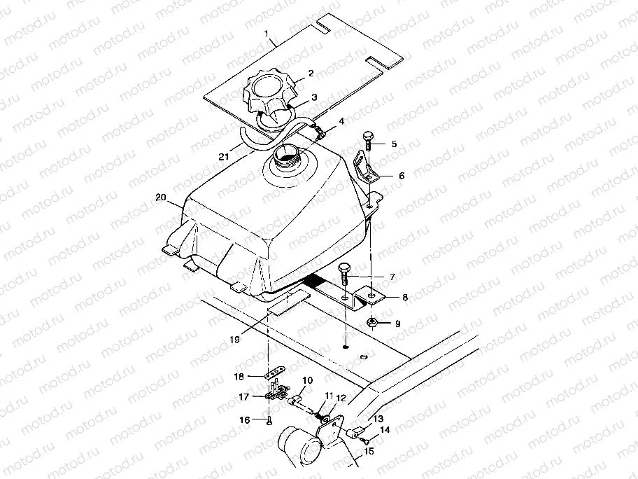 FUEL TANK - A99AA25CA (4949594959a011) | FUEL TANK - A99AA25CA (4949594959a011)