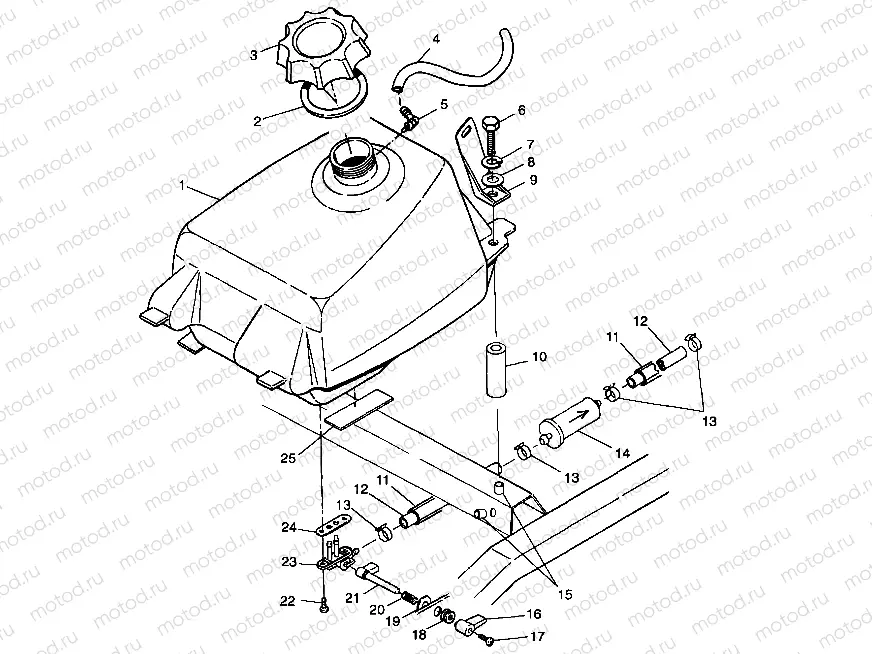 FUEL TANK - A99AE50DA (4949204920a014) | FUEL TANK - A99AE50DA (4949204920a014)