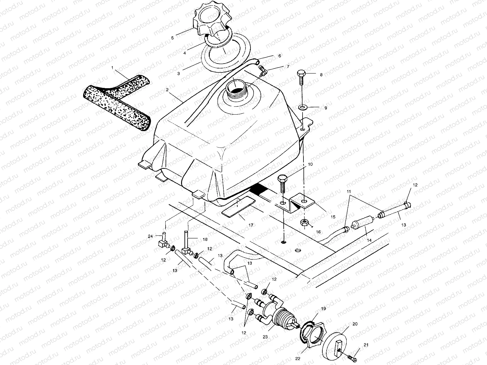 FUEL TANK - A99BG38CB (4952505250a013) | FUEL TANK - A99BG38CB (4952505250a013)