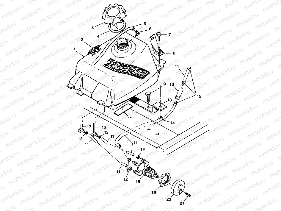 FUEL TANK - A99CG38CA (4949634963A014) | FUEL TANK - A99CG38CA (4949634963A014)