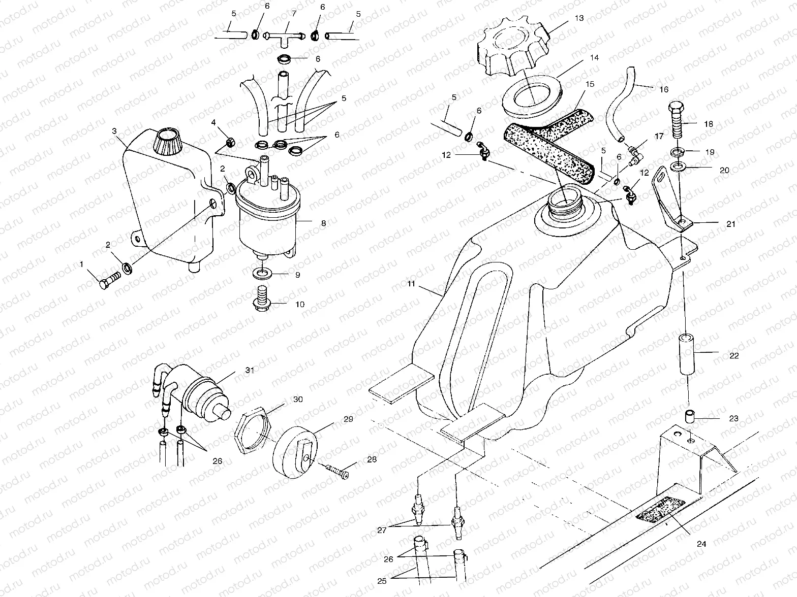 FUEL TANK - A99CH45IA (4949154915A014) | FUEL TANK - A99CH45IA (4949154915A014)