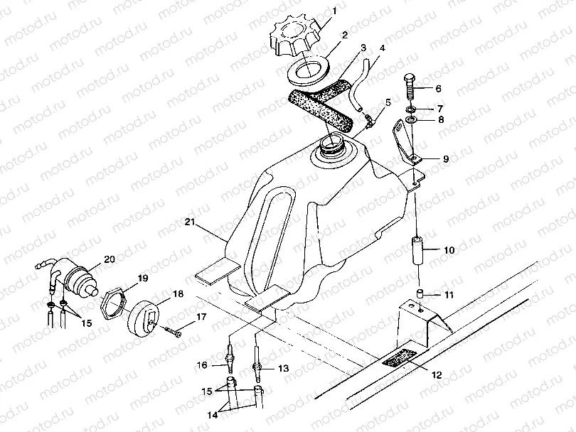 FUEL TANK - A99CH50AC (4952455245b002) | FUEL TANK - A99CH50AC (4952455245b002)