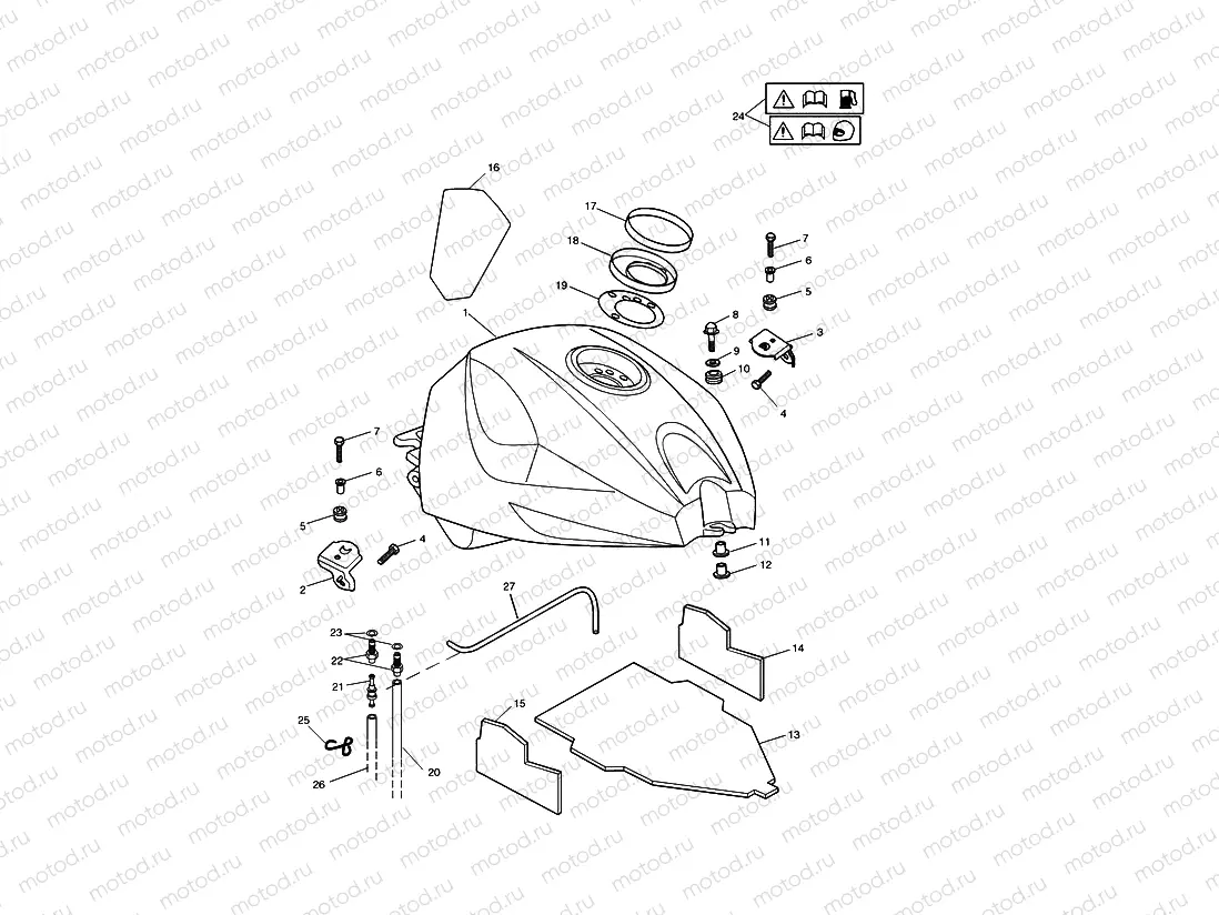Fuel Tank and Fittings » 189197