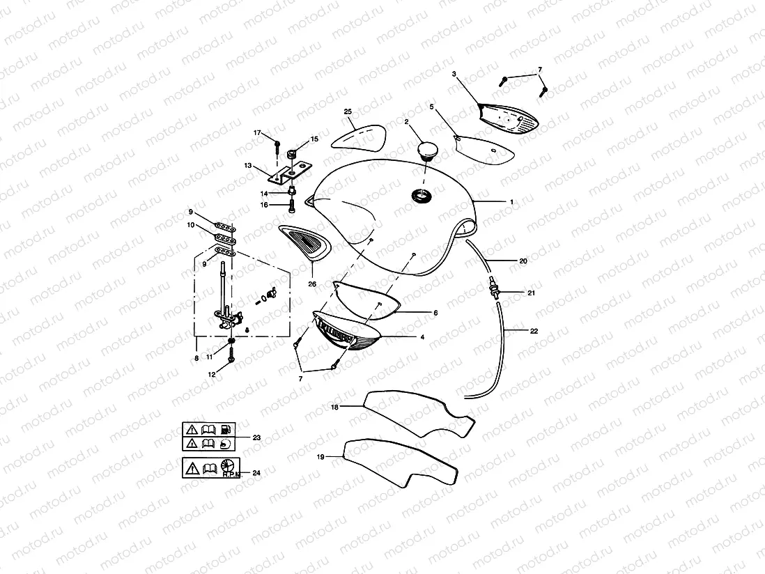 Fuel Tank and Fittings