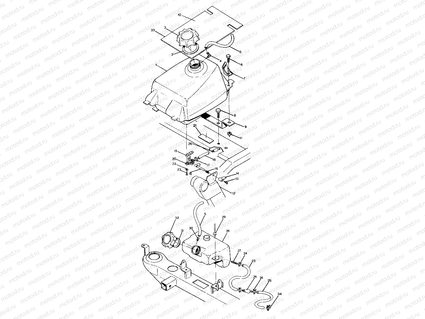 FUEL TANK ASSEMBLY 350 2X4 / W927539 (4922882288009A) | FUEL TANK ASSEMBLY 350 2X4 / W927539 (4922882288009A)