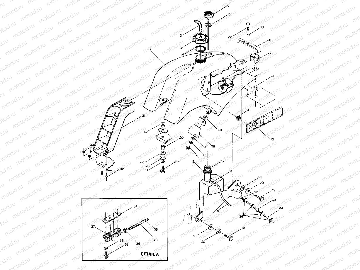 Fuel Tank Assembly (4913491349009A) | Fuel Tank Assembly (4913491349009A)