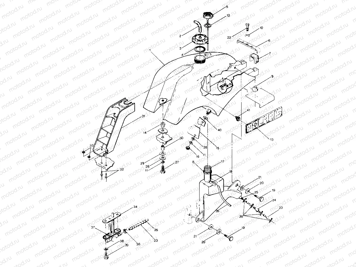 Fuel Tank Assembly (4913501350009A) | Fuel Tank Assembly (4913501350009A)