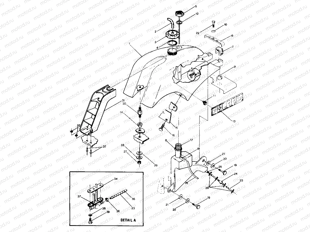Fuel Tank Assembly (4913511351009A) | Fuel Tank Assembly (4913511351009A)