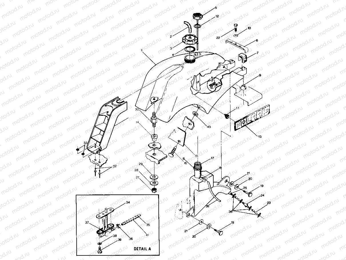 Fuel Tank Assembly (4913521352009A) | Fuel Tank Assembly (4913521352009A)