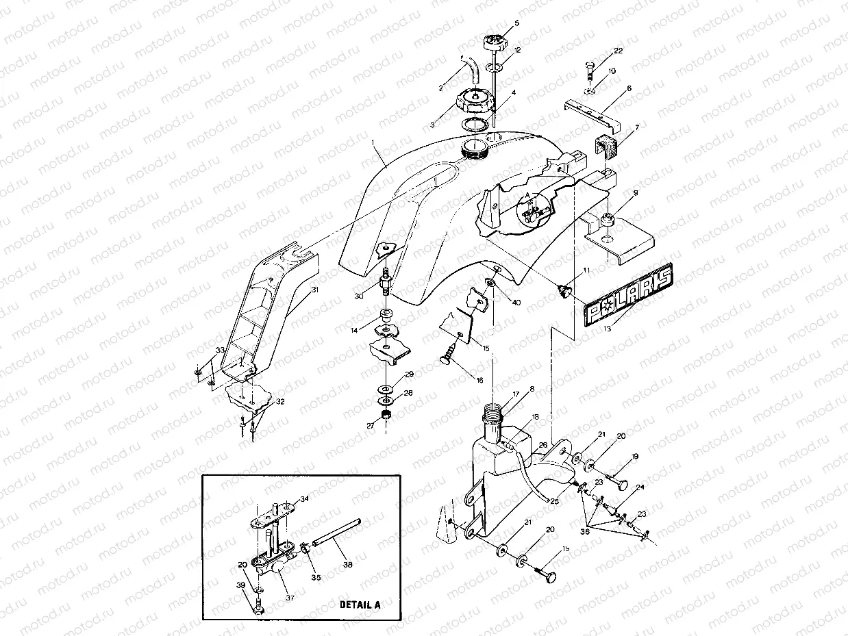 Fuel Tank Assembly (4914761476009A) | Fuel Tank Assembly (4914761476009A)