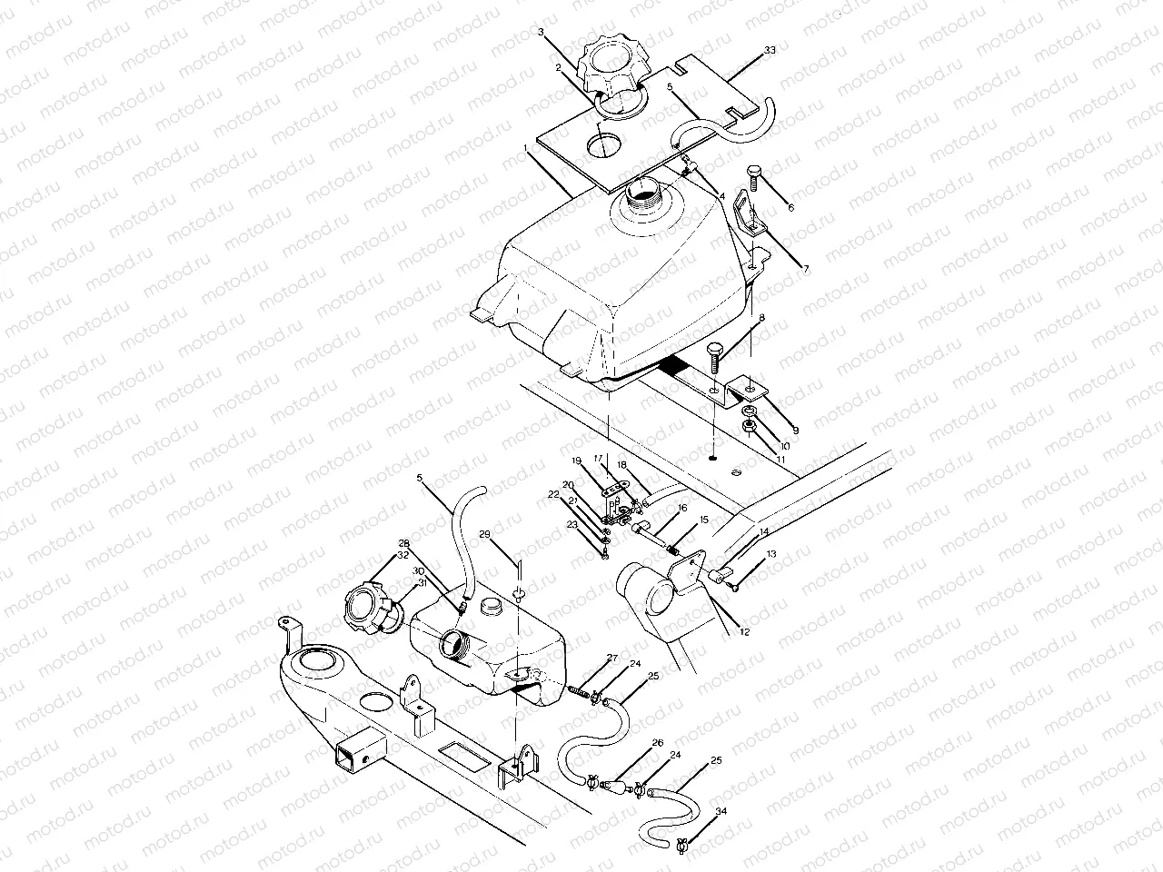 Fuel Tank Assembly (4914891489009A) | Fuel Tank Assembly (4914891489009A)