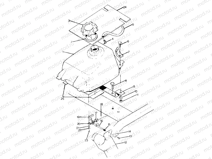 Fuel Tank Assembly (4915951595004A) | Fuel Tank Assembly (4915951595004A)