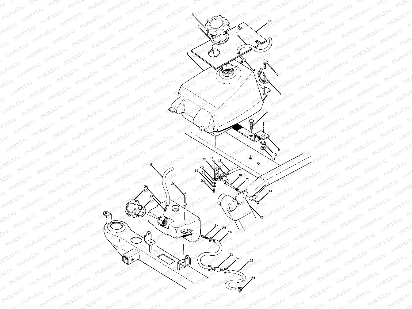 Fuel Tank Assembly (4916331633009A) | Fuel Tank Assembly (4916331633009A)