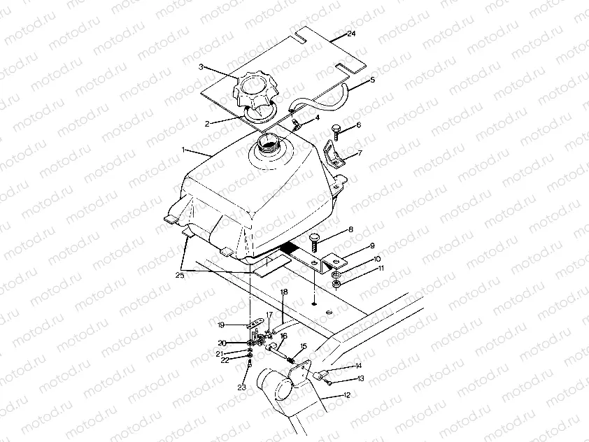 Fuel Tank Assembly (4916361636004A) | Fuel Tank Assembly (4916361636004A)