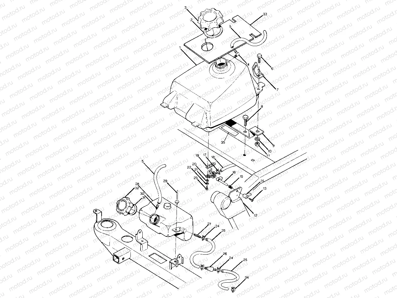 Fuel Tank Assembly (4917711771009A) | Fuel Tank Assembly (4917711771009A)