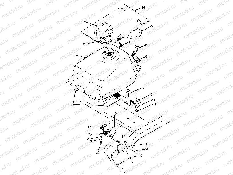 Fuel Tank Assembly (4917741774004A) | Fuel Tank Assembly (4917741774004A)