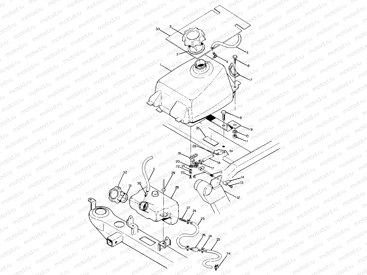 Fuel Tank Assembly (4918541854009A) | Fuel Tank Assembly (4918541854009A)