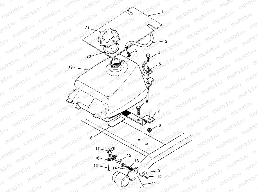 FUEL TANK ASSEMBLY - W948130 (4926762676A011) | FUEL TANK ASSEMBLY - W948130 (4926762676A011)