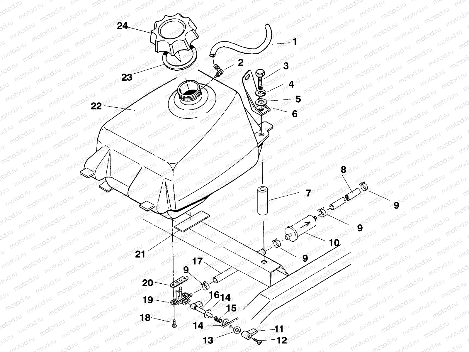 FUEL TANK ASSEMBLY - W958144 (4926862686a012) | FUEL TANK ASSEMBLY - W958144 (4926862686a012)