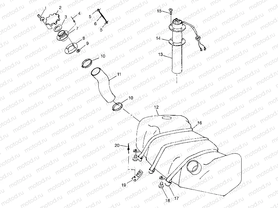 FUEL TANK - B974978 (4941254125a009) | FUEL TANK - B974978 (4941254125a009)