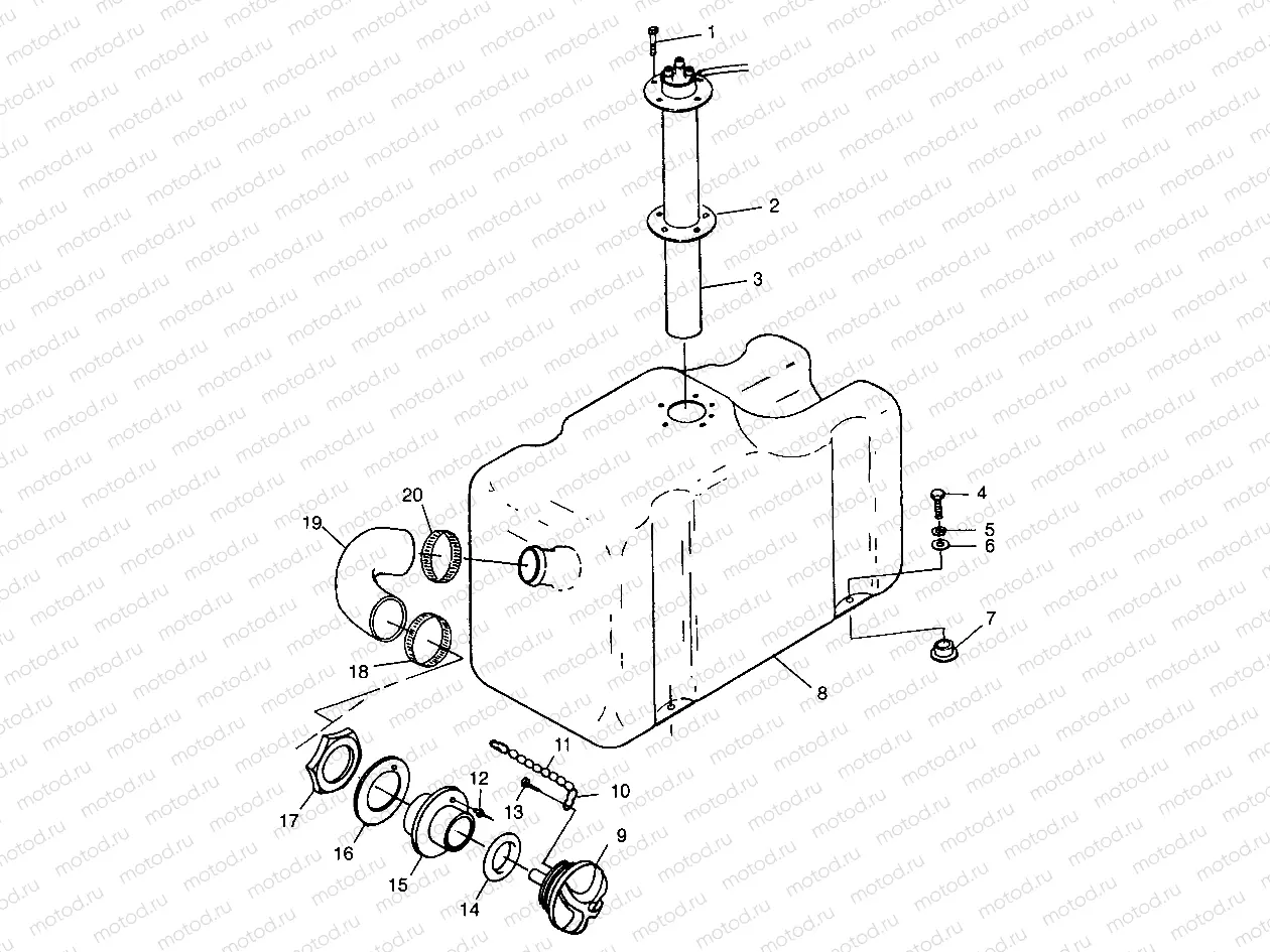 FUEL TANK - B984573 (4946554655a009) | FUEL TANK - B984573 (4946554655a009)