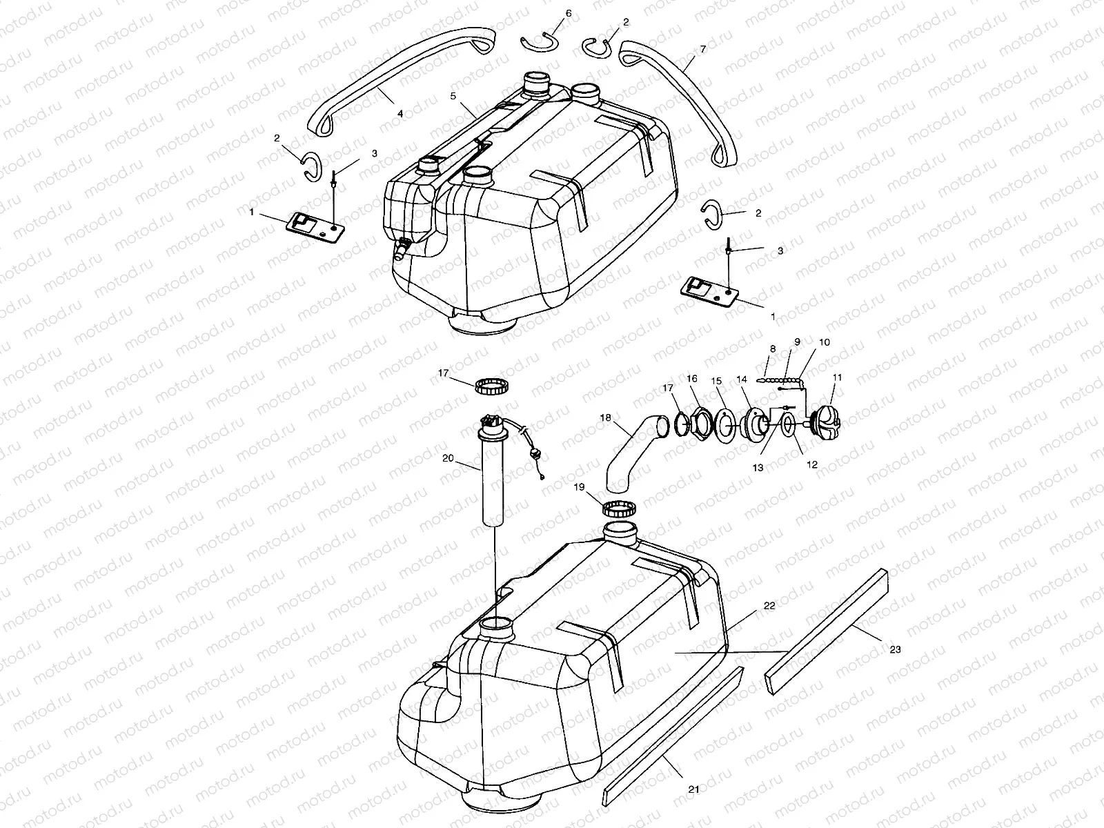 FUEL TANK - B995095 (4951455145A012) | FUEL TANK - B995095 (4951455145A012)