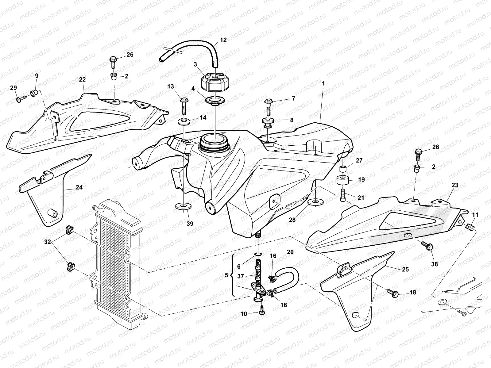 FUEL TANK - BODY