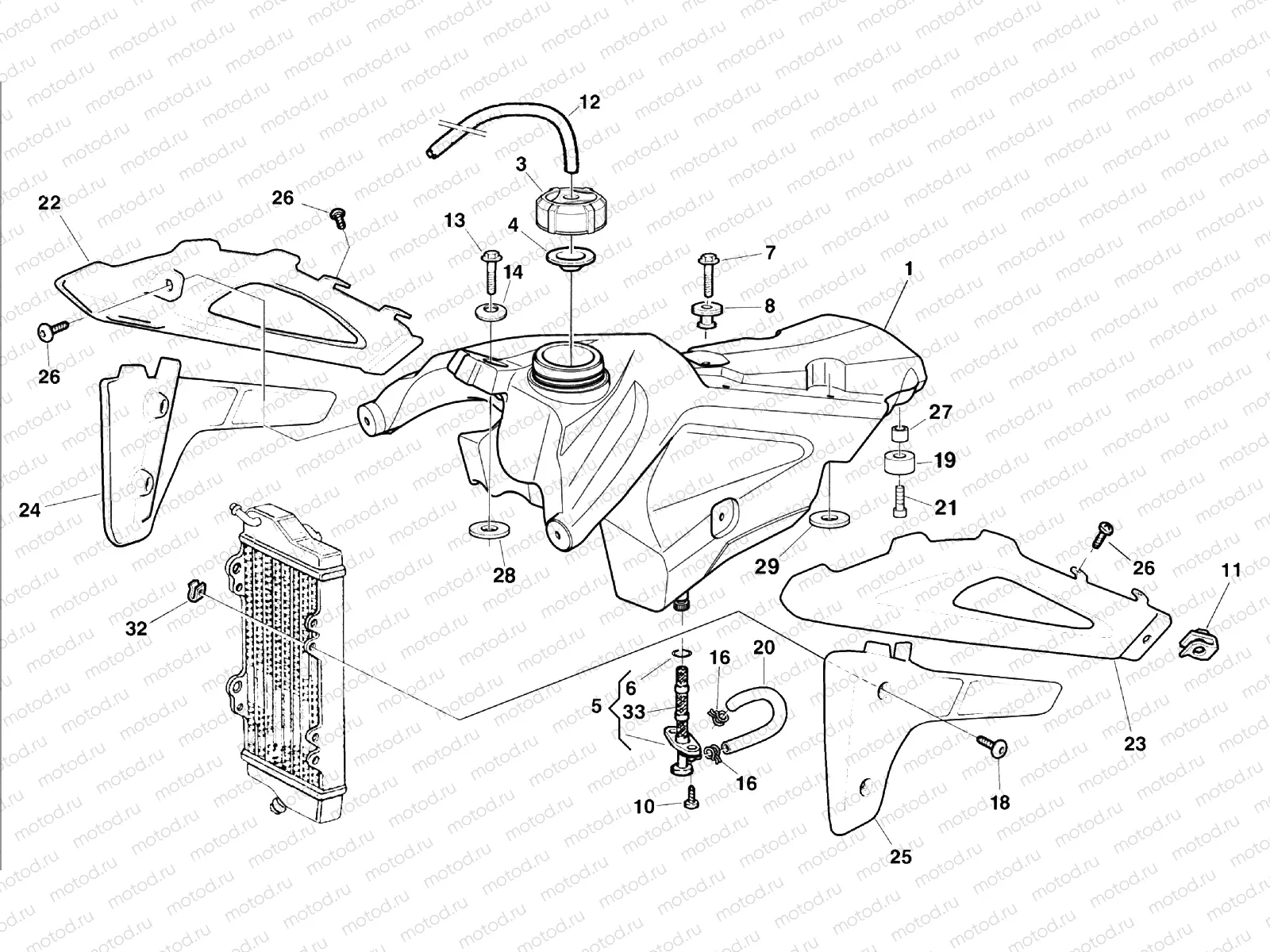 FUEL TANK - BODY