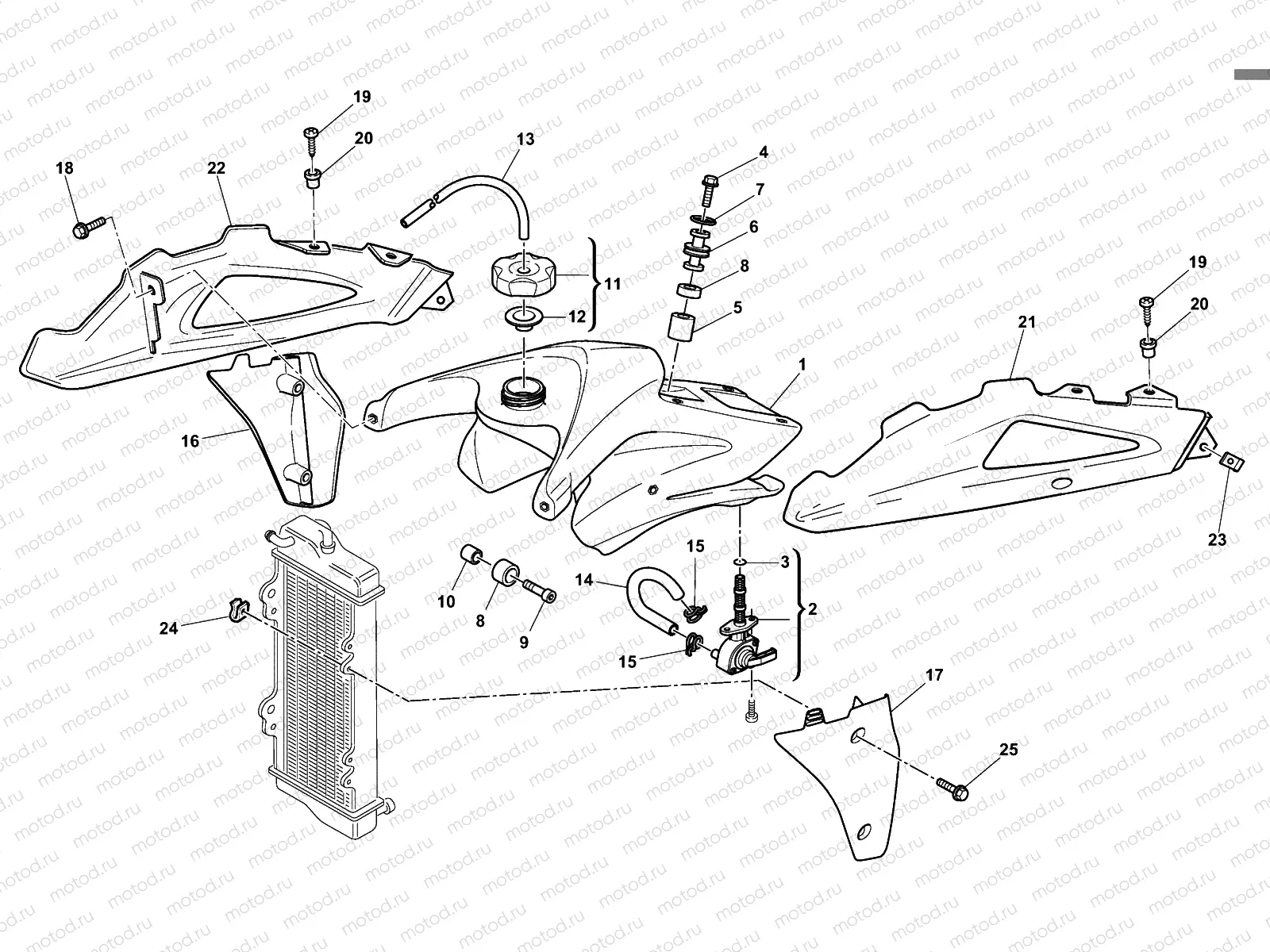 FUEL TANK BODY