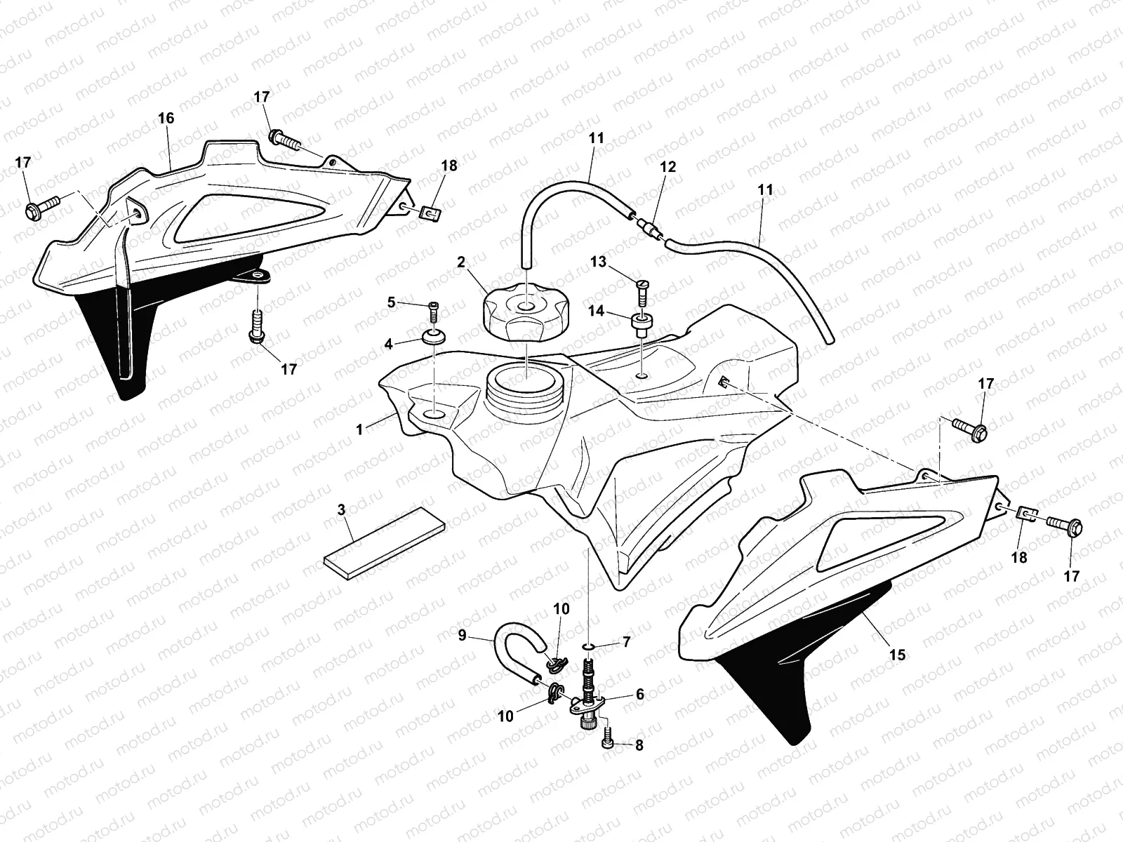 FUEL TANK BODY