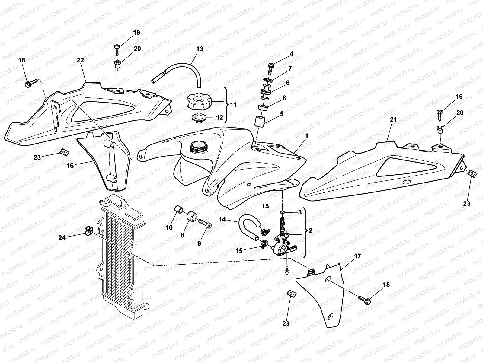 FUEL TANK BODY