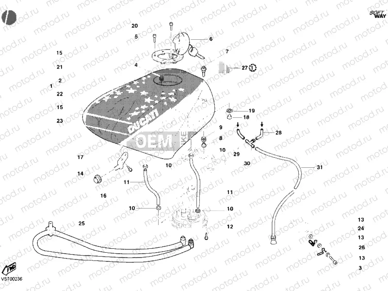 FUEL TANK BOSTROM » TANK/SEAT