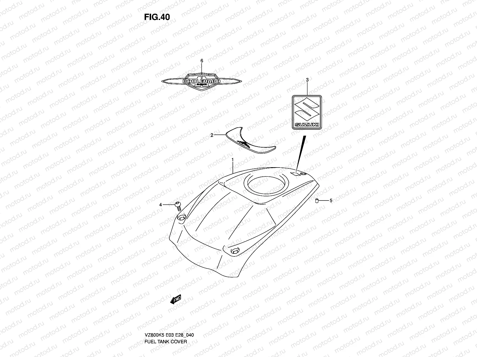 FUEL TANK COVER