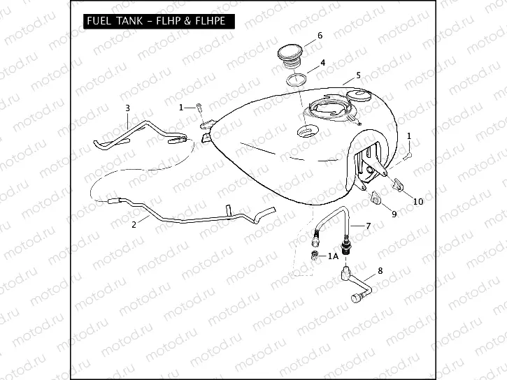 FUEL TANK - FLHP & FLHPE