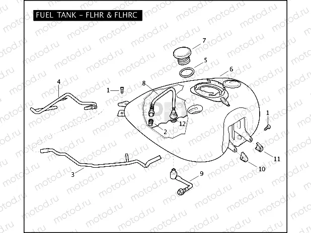 FUEL TANK - FLHR & FLHRC