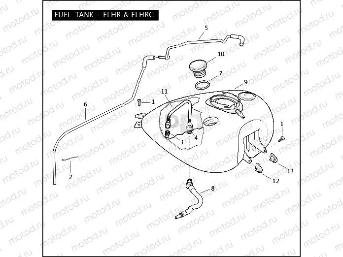 FUEL TANK - FLHR & FLHRC