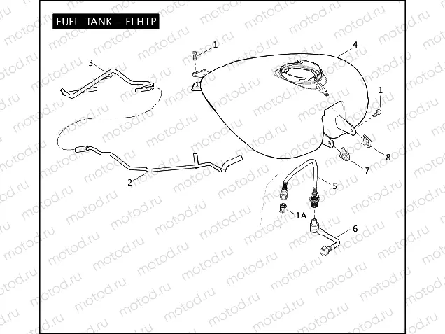 FUEL TANK - FLHTP