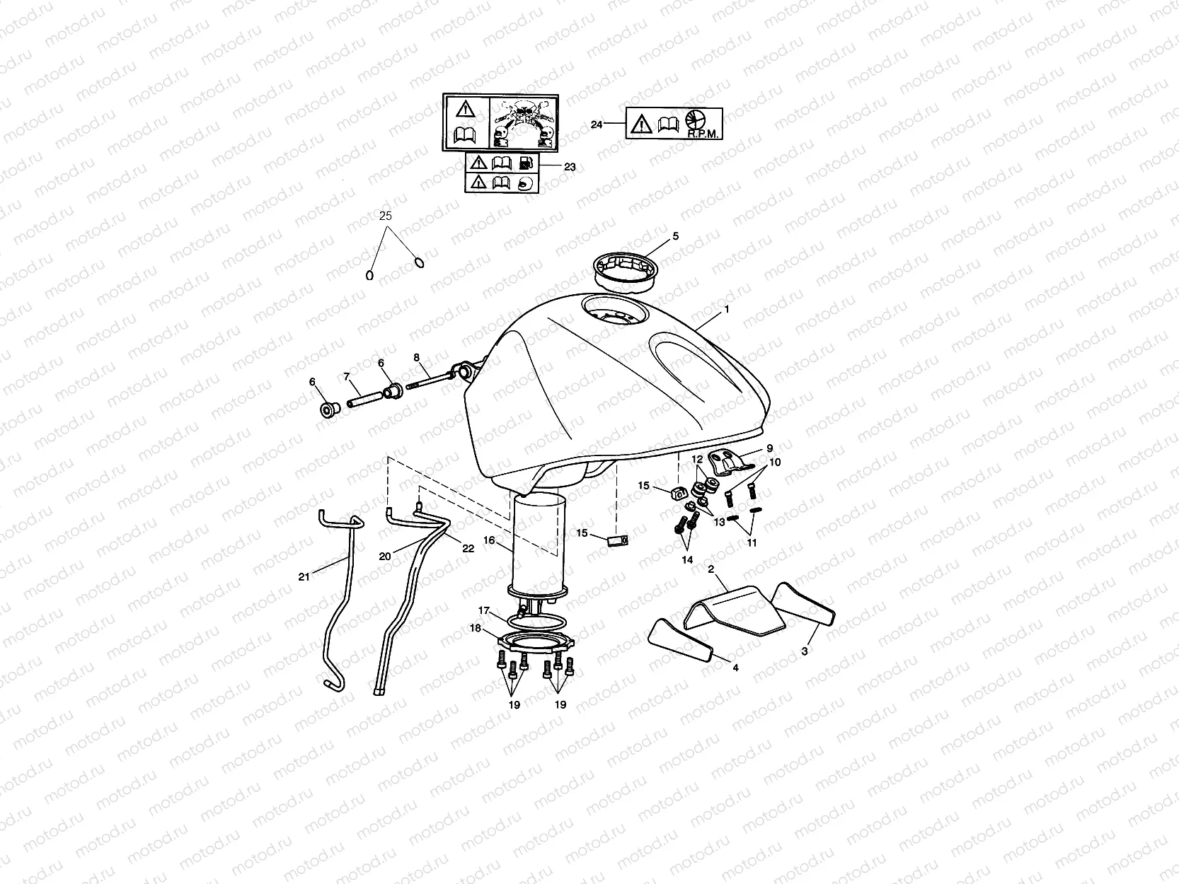 Fuel Tank, Fuel Pump 388958