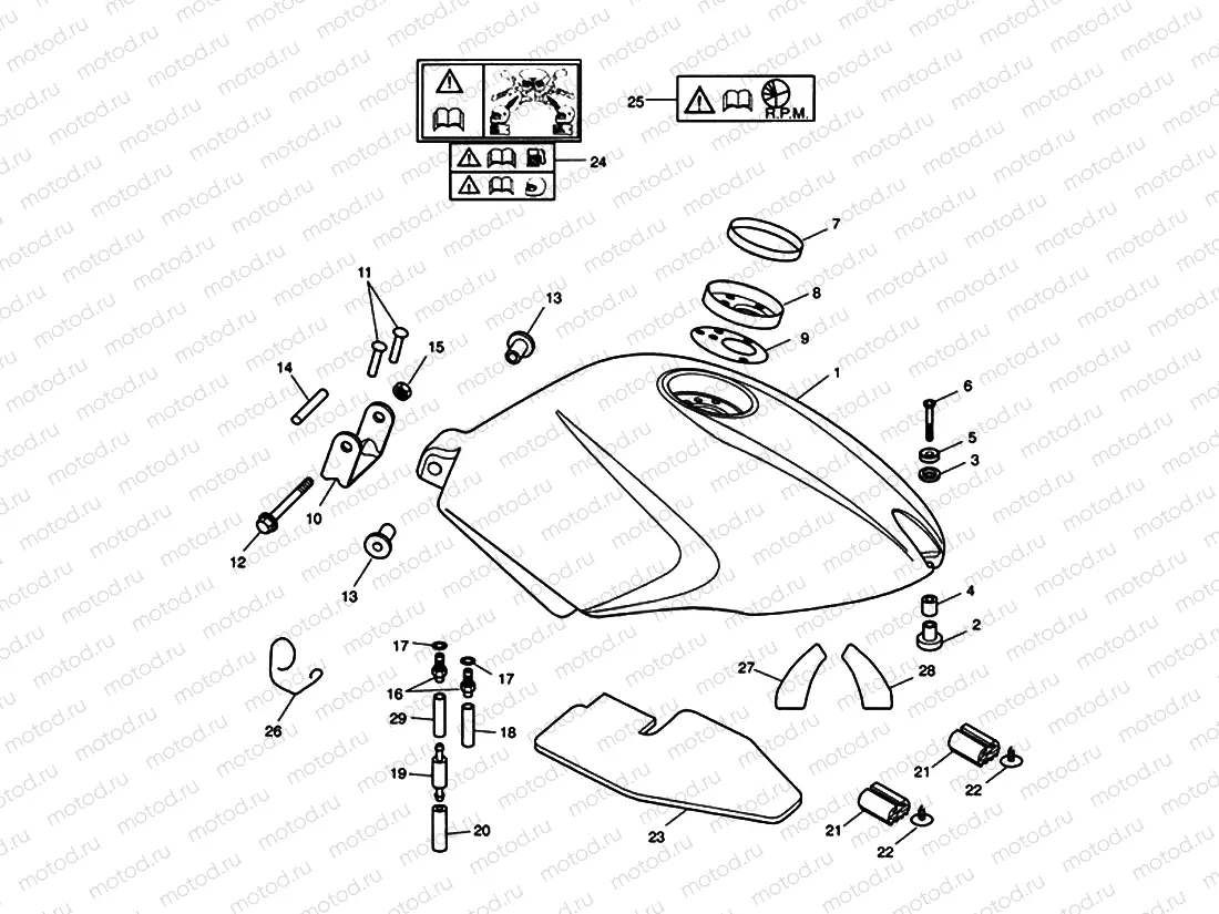 Fuel Tank, Fuel Pump & Fittings