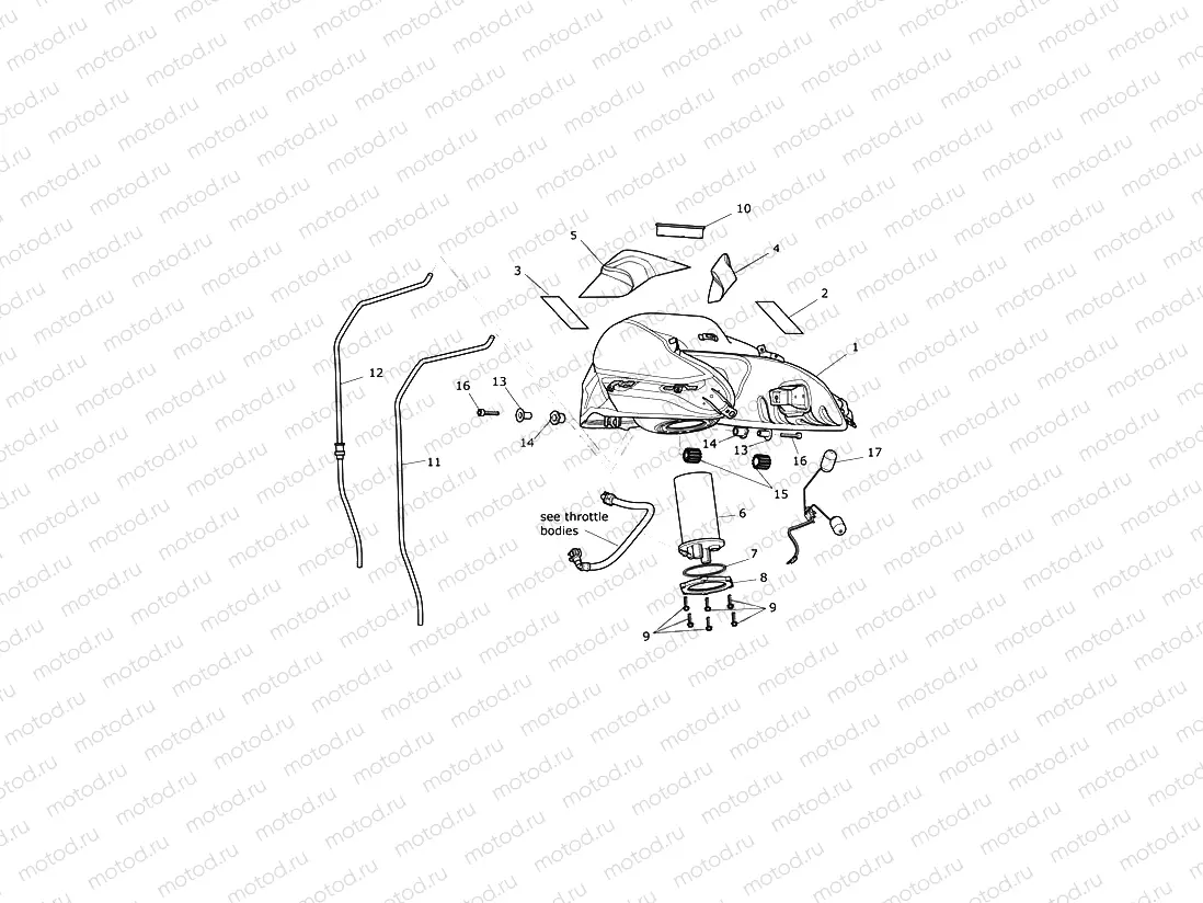 Fuel Tank, Fuel Pump & Fittings