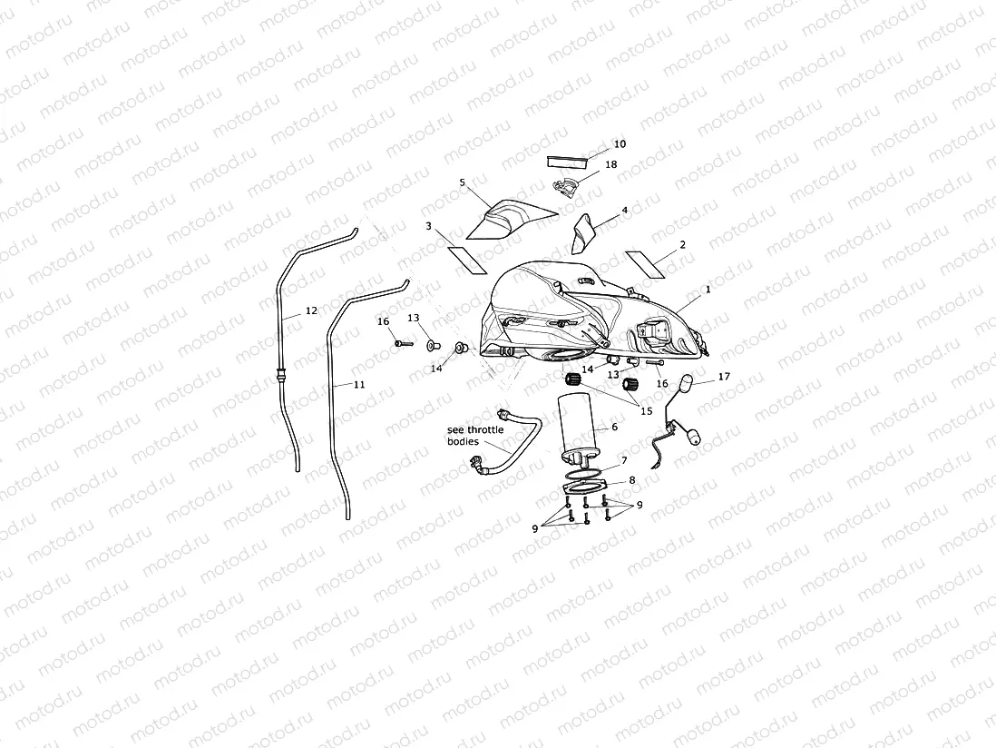 Fuel Tank, Fuel Pump & Fittings