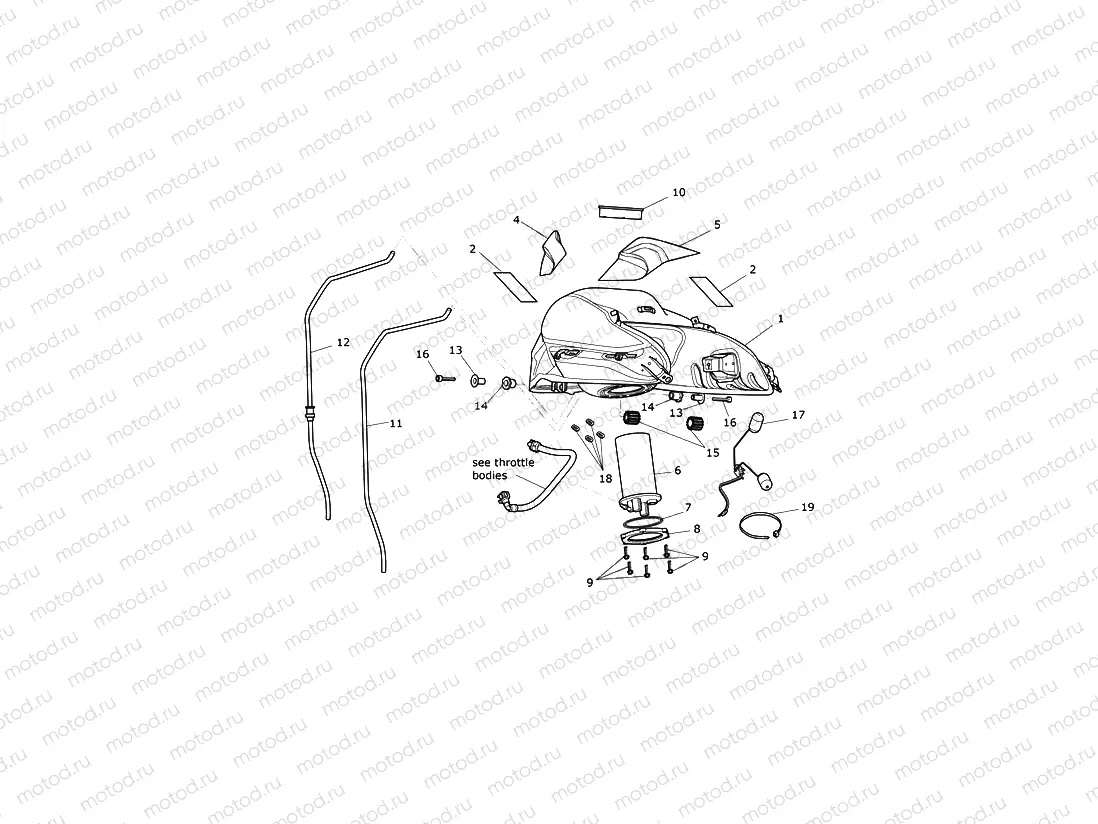 Fuel Tank, Fuel Pump & Fittings