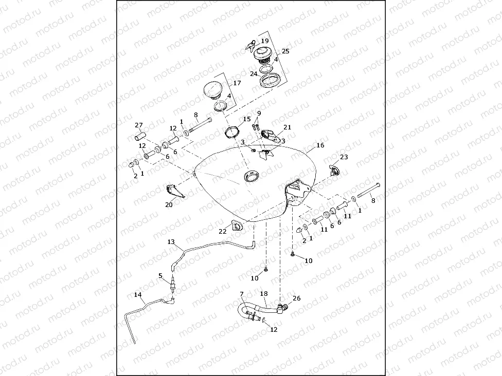 FUEL TANK - FXFB, FXFBS