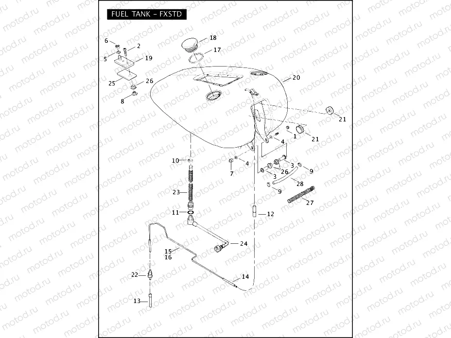 FUEL TANK - FXSTD