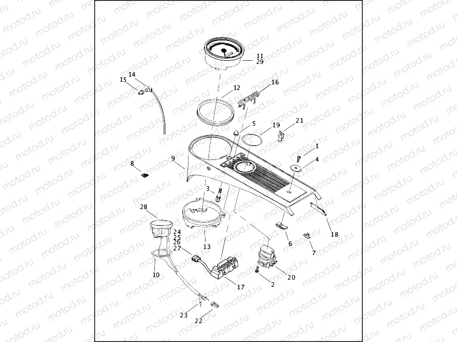 FUEL TANK INSTRUMENTS - FLHPI & FLHPEI
