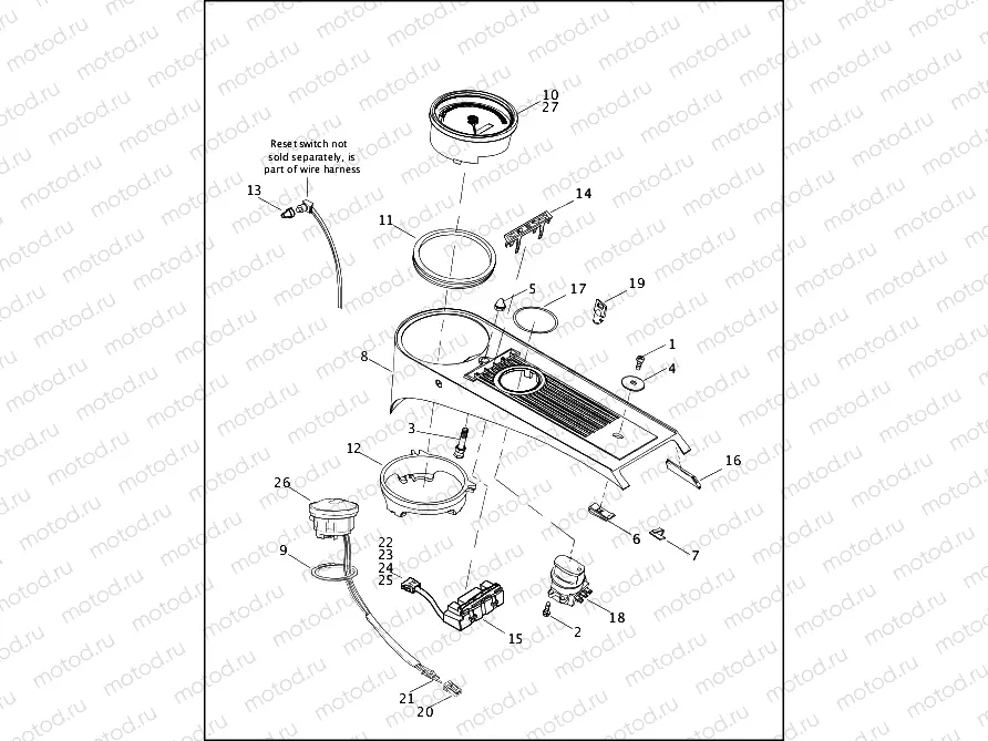 FUEL TANK INSTRUMENTS - FLHPI & FLHPEI