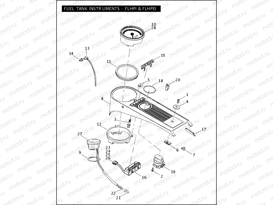 FUEL TANK INSTRUMENTS - FLHPI & FLHPEI
