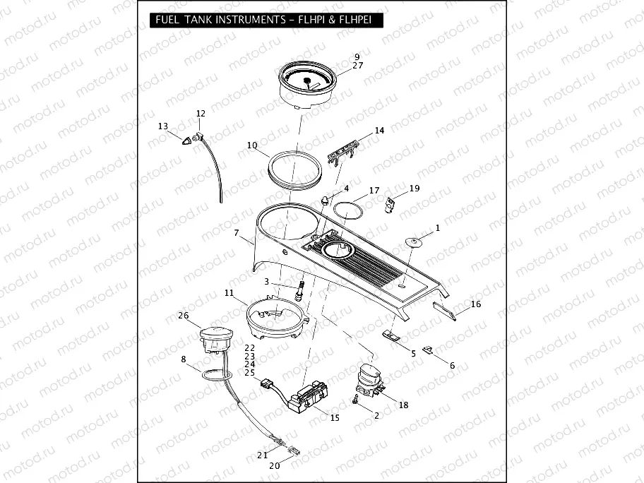 FUEL TANK INSTRUMENTS - FLHPI & FLHPEI
