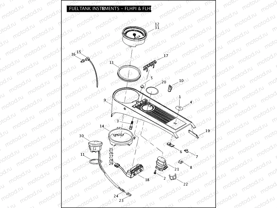 FUEL TANK INSTRUMENTS - FLHPI & FLHPEI